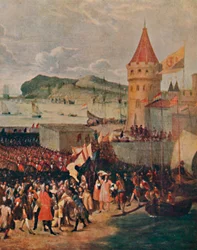 Wilhelm III. landet in Brixham