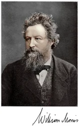 William Morris, englischer Künstler, Schriftsteller, Sozialist und Aktivist des 19. Jahrhunderts, 1901