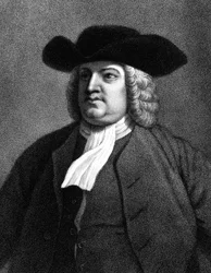 William Penn, englisches Mitglied der Gesellschaft der Freunde, bekannt als Quäker, 1837