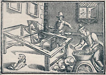 Seide abwickeln, um 1600, 1903