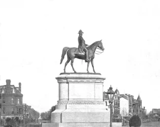 Winfield Scott Statue, Washington DC, USA, ca. 1900