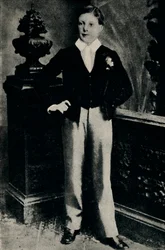 Winston Churchill in Harrow, um 1887