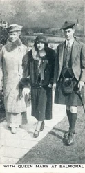 Mit Königin Mary in Balmoral