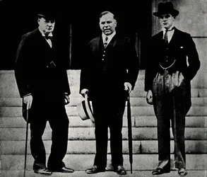 Mit dem Premierminister von Kanada, 1929, 1945