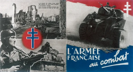 Zweiter Weltkrieg: Freie französische Propagandaposter, um 1942-1944