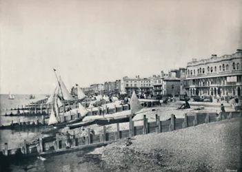 Worthing - Gesamtansicht der Front, 1895