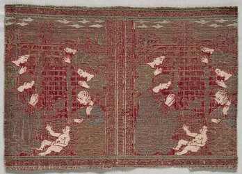 Gewebter Streifen für kirchliche Parameter, frühes 16. Jahrhundert