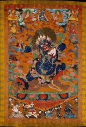 Yamantaka, Zerstörer des Todesgottes, frühes 18. Jahrhundert
