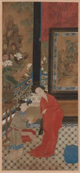 Yang Guifei verlässt das Bad, 1700er Jahre