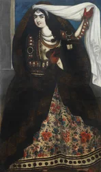 Junge Frau im Tschador, ca. 1844-1850