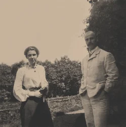 Yuri Alexandrovich Olsufyev 1878-1938 mit seiner Frau Sophia Vladimirovna, 1900er Jahre