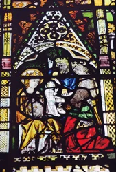 Anbetung der Heiligen Drei Könige (Detail)