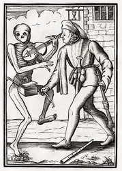 Der Tod kommt zum Musiker, aus 