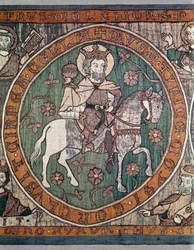 Bestickter Altartuch aus dem Bamberger Dom, Süddeutschland, ca. 1300