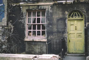 Haus mit grüner Tür, Euston, London, 1967