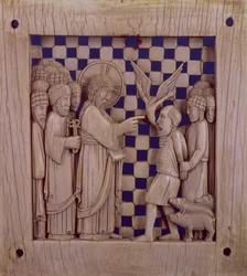 Jesus vertreibt den unreinen Geist, Relief, 10. Jahrhundert
