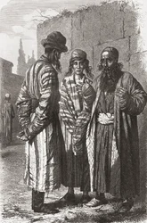 Juden von Taschkent, Hauptstadt von Usbekistan, Illustration aus 