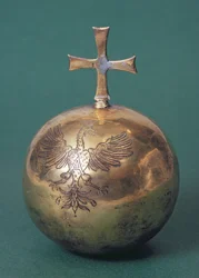 Reichsapfel der Königin Anna Jagiellonica, von Königin Anna als Teil ihrer Krönungsinsignien in Auftrag gegeben, um 1572
