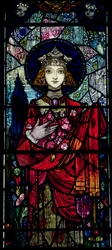 St. Elisabeth von Ungarn von Harry Clarke aus Dublin (1889-1931)