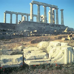 Der Tempel des Poseidon, ca. 430 v. Chr.