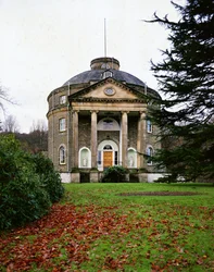 Ansicht des Belle Isle House, Lake Windermere, erbaut 1774-ca.1781