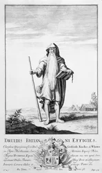 Ein Druide (Gravur)