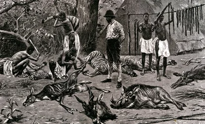 Ein großer Jagdtag! 1900