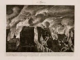 Großes Feuer, Amsterdam, Holland, 27. Juli 1679