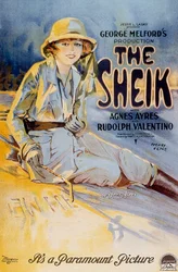 Filmplakat The Sheik von George Melford mit Agnes Ayres 1921