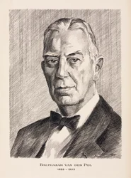 Balthazar van der Pol, niederländischer Elektroingenieur, ca. 1930er