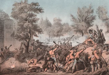 Schlacht von Porta Romana, Richtung Santa Maria Maggiore, Schlacht von Volturno, Kampanien