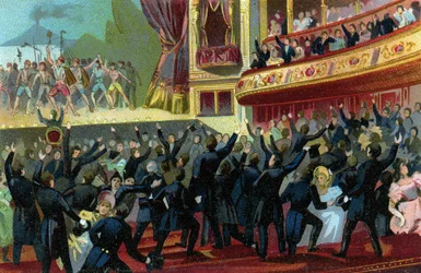 Belgische Revolution von 1830 (Illustration)