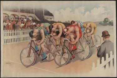 Fahrradrennszene