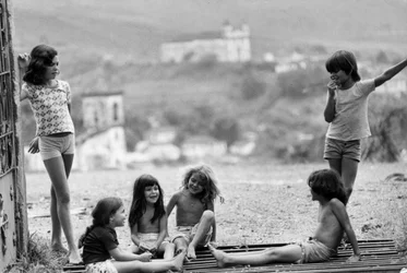 Kinder des Bundesstaates Minas Gerais in Brasilien. 1980er Jahre