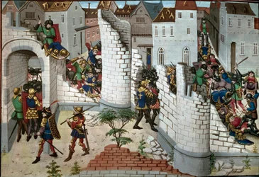 Kreuzzug: die Eroberung Jerusalems (Detail)