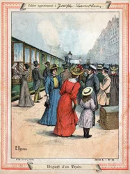 Abfahrt eines Zuges