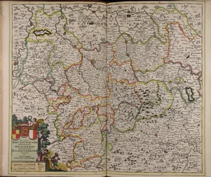 Ducatus Brunsuicensis episcopatus Hildesiensis principatus Halberstadiensis tabula