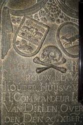 Niederländischer Grabstein in der St. Franziskus Kirche (Foto)