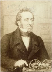 Edward Cowper, britischer Erfinder, ca. 1830