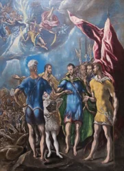El Greco, Martyrium des heiligen Mauritius und der thebäischen Legion (beschnitten)