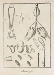 Ausrüstung, frühneuzeitliche chirurgische Instrumente und Geräte
