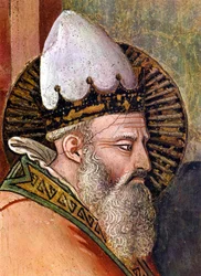 Fresko von Maso di Banco (1341 - 1346), (Detail)