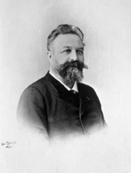 Halbporträt des französischen Musikers Edouard Colonne