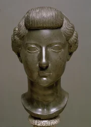 Kopf von Livia Drusilla (56 v. Chr.-29 n. Chr.) römisch, ca. 30 v. Chr. (Basalt)