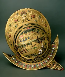 Helm von Karl IX. (1550-74) 16. Jahrhundert