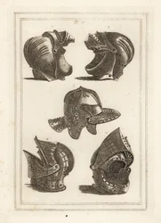 Helm von John de Courcy, Earl of Ulster, Oliver Cromwells Kopfbedeckung, Turnierhelm