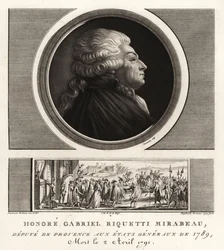 Honore Gabriel Riquetti, Graf von Mirabeau