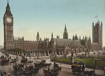 Houses of Parliament, London, ca. 1890-1900