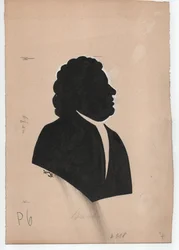 Johann Sebastian Bach (1685-1750) (ca. 1850, Silhouette)