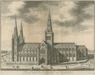 Lichfield Kathedrale - Südansicht